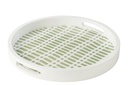 Tray Round With Handles Mango