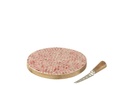 Cheese Board+ Knife Heart Mosaic