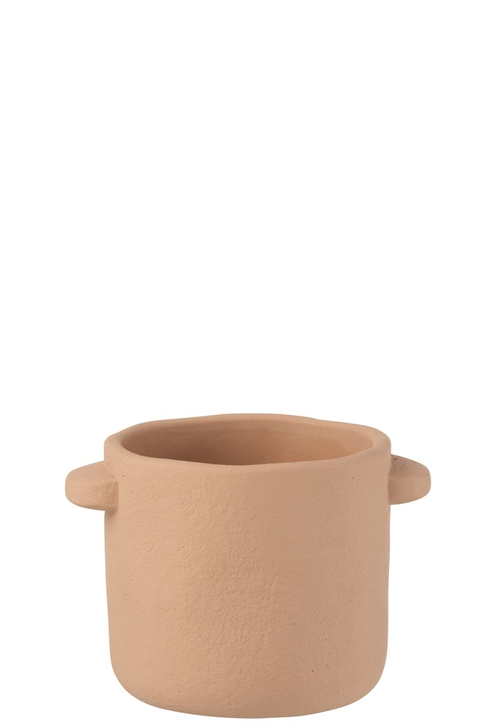 Pot Gustave Ciment Marron Clair