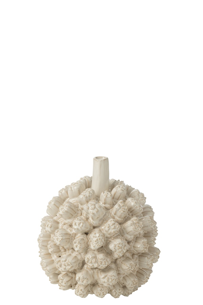 Vase Saki Céramique Blanc Petit
