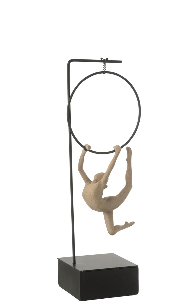 Cerceau de gymnastique Alpha Resin Beige/Noir