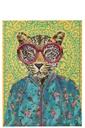 Toile Popart Tigre Décoration Murale