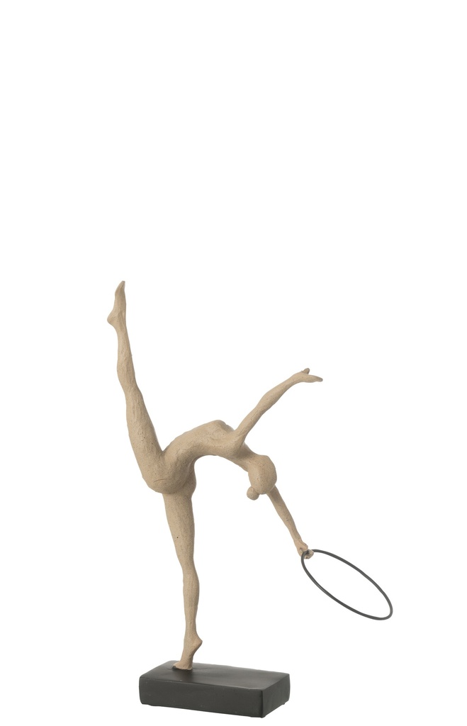 Gymnast Hoop On Base Resin