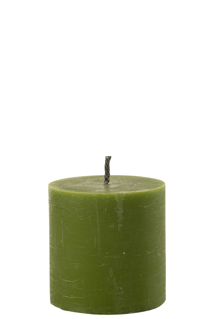 Bougie pilier d'extérieur Paraffine verte