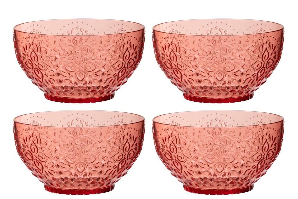 Box Of 4 Bowl Plastic