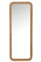 Miroir rectangulaire en bois de sapin/verre naturel