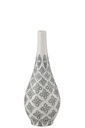 Vase Kousa Poire Porcelaine Bleu/Blanc
