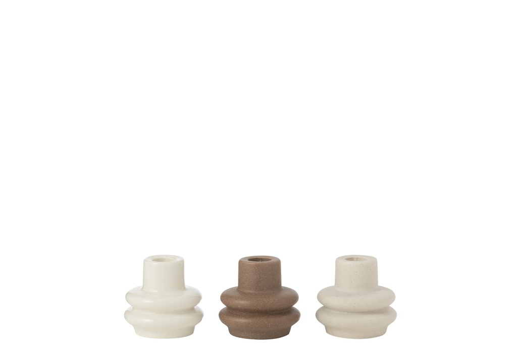 Bougeoir Bouées en porcelaine mélangée