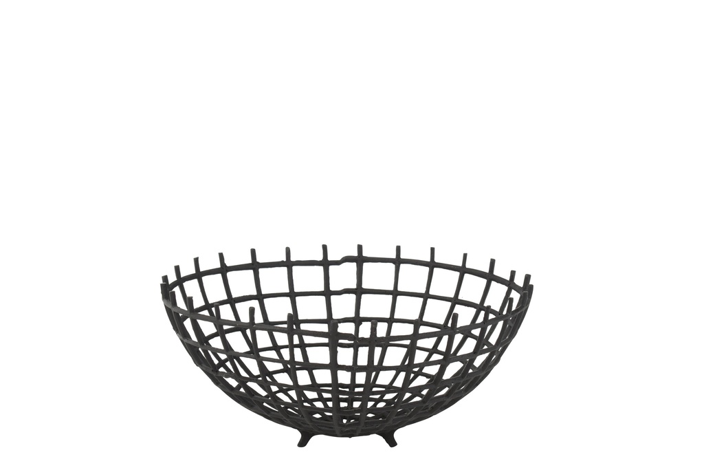Bowl Metal Black Medium