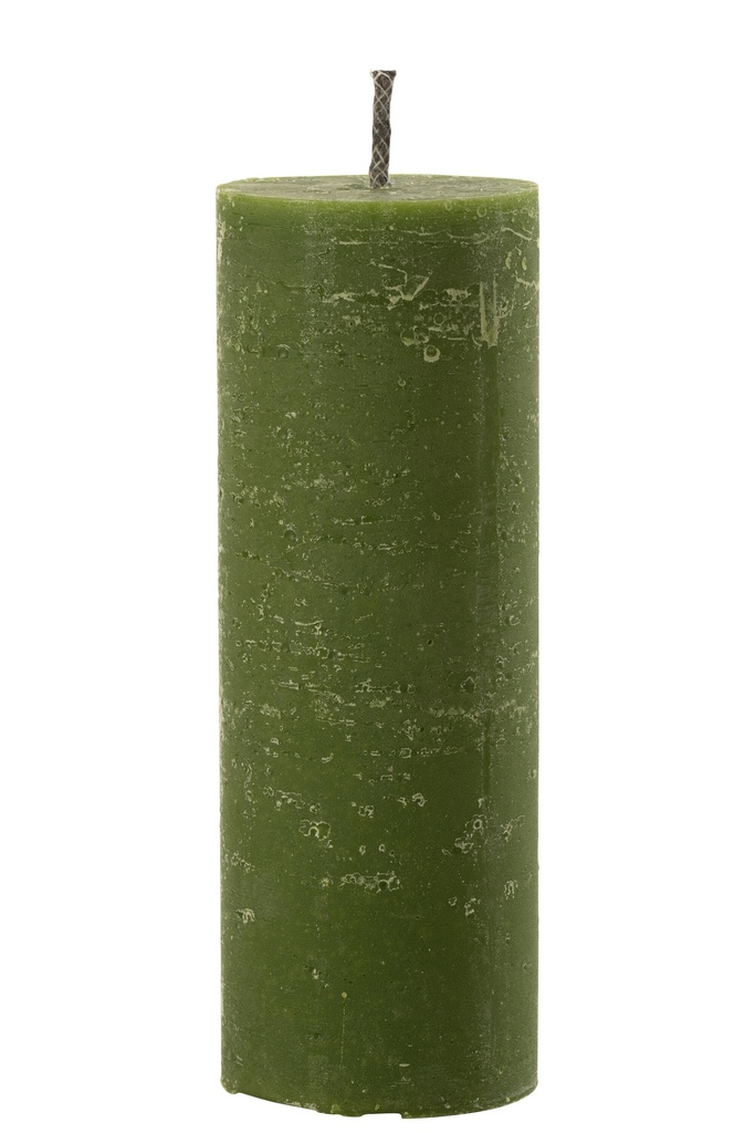 Bougie pilier d'extérieur Paraffine verte