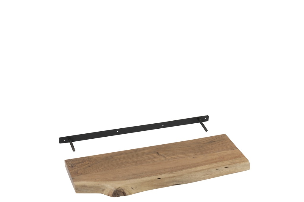 Étagère murale Gerard en bois d'acacia