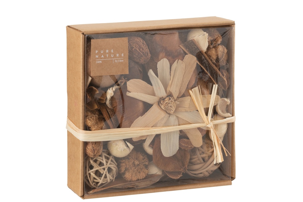 Pot-pourri Fleurs/Noix Marron