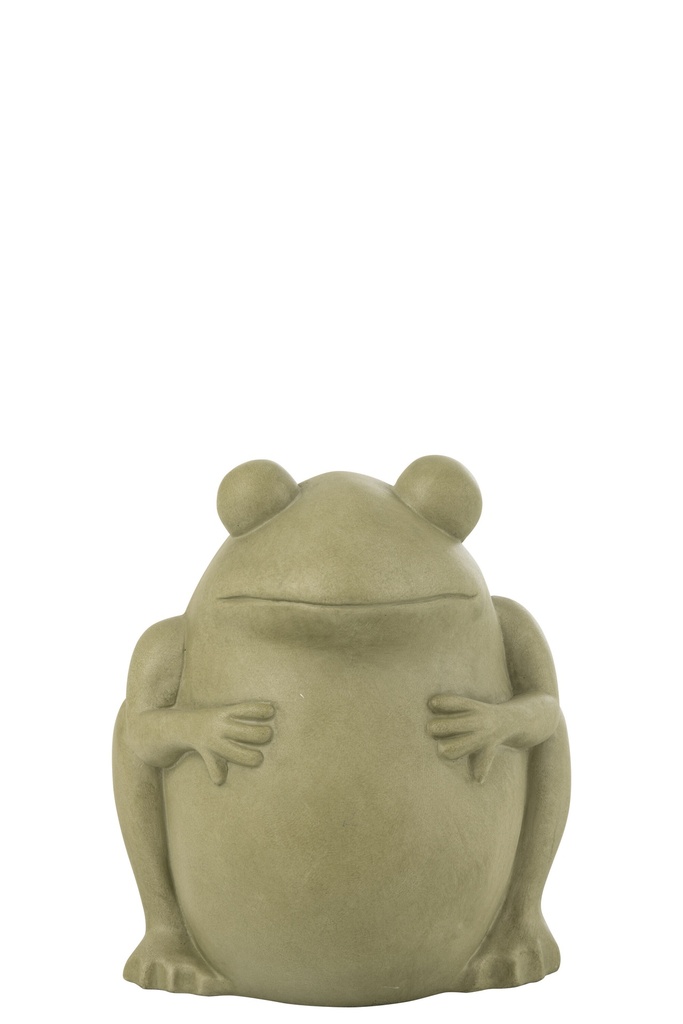 Pot de fleurs Grenouille Argile Vert Grand