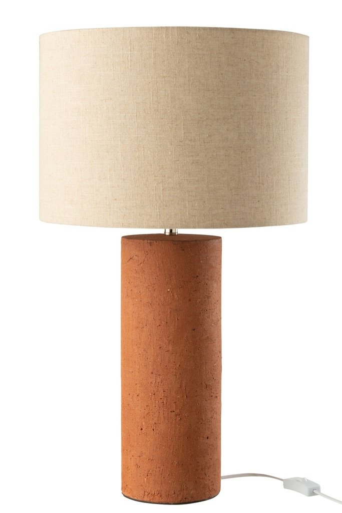 [53875] Table Lamp Isla Terracotta Rust