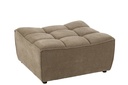 Ottoman Grid Bois de peuplier/Mousse foncé