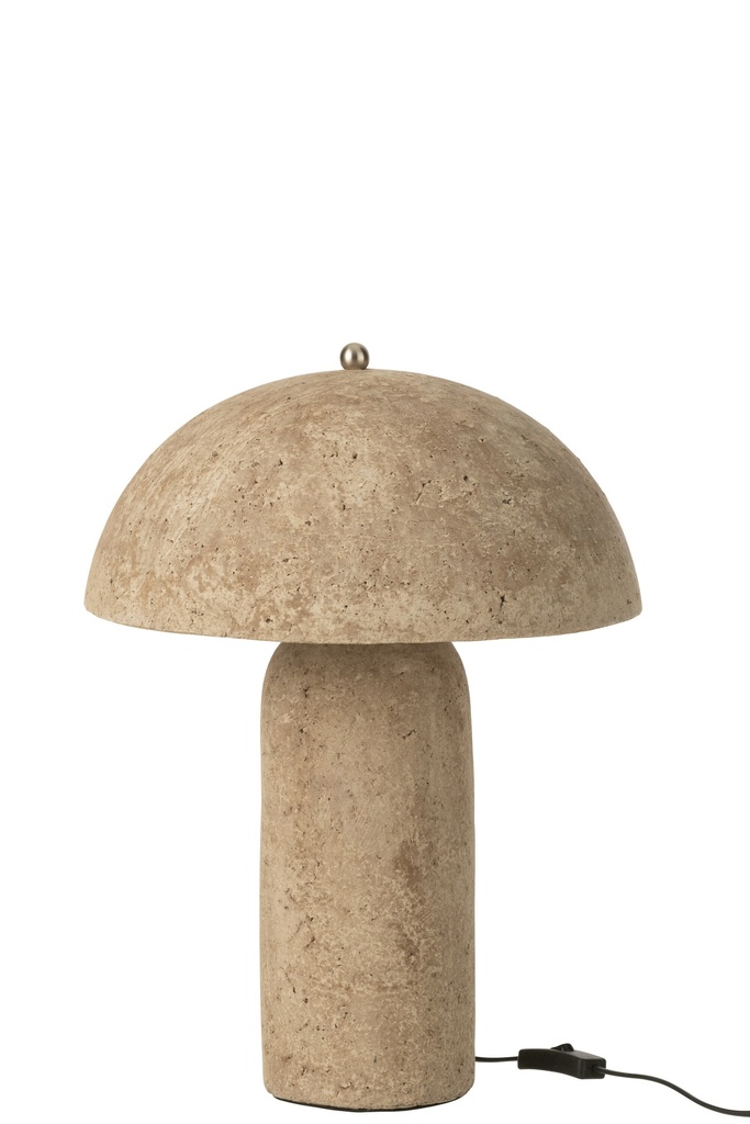 [53876] Table Lamp Mushroom Paper Mache
