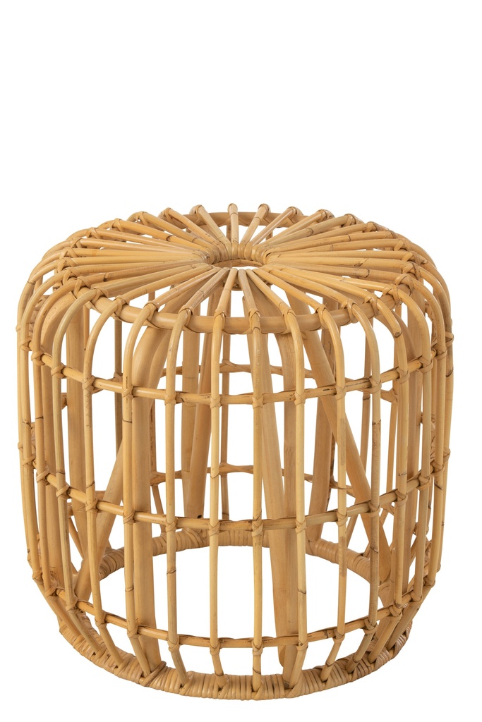 Table basse Sirine en rotin naturel