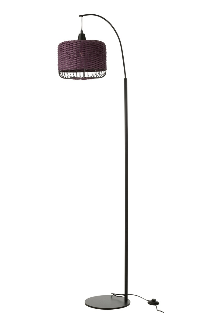 Lampadaire Lanterne Métal Violet