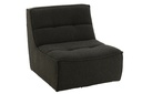 Armchair Swivel Square Foam Black