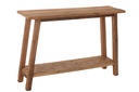 Console carrée en bois recyclé naturel