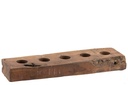 Block 5 Tealight Holder Recycled