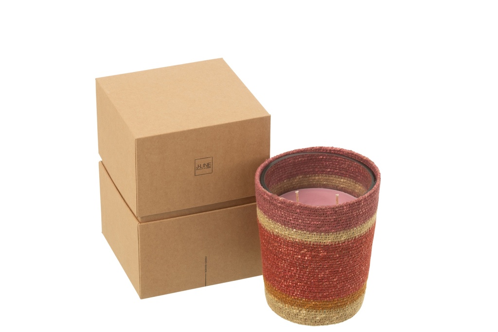 Bougie parfumée Panier Cire Bourgogne