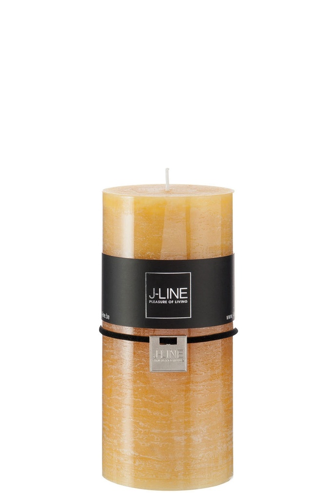 Bougie Cylindrique Ocre L-52H
