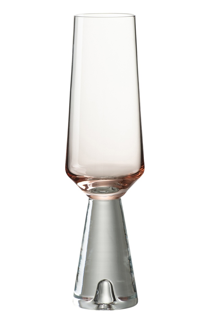 Verre à champagne Walker Glass Transparent/Orange
