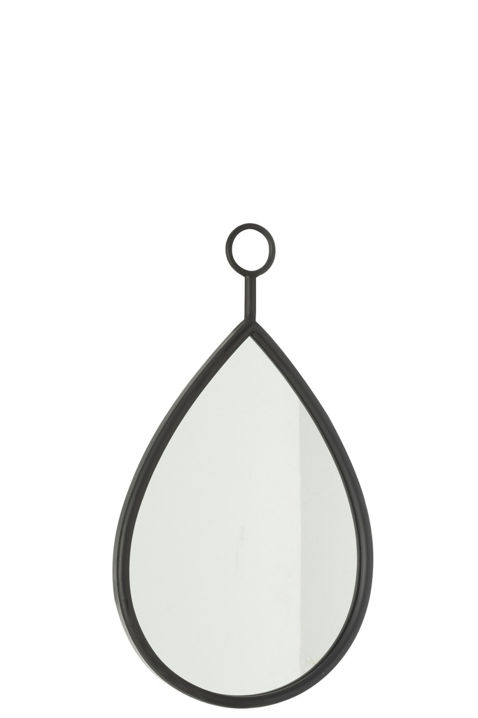 [50882] Hanging Mirror Drop Mirror/MDF Black