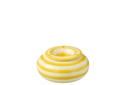 Cendrier Granada Stripes Céramique Blanc/Jaune