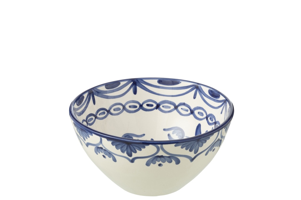 Bol Granada High Ceramic Blanc/Cobalto