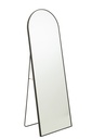 Miroir sur pied arrondi verre/métalliques