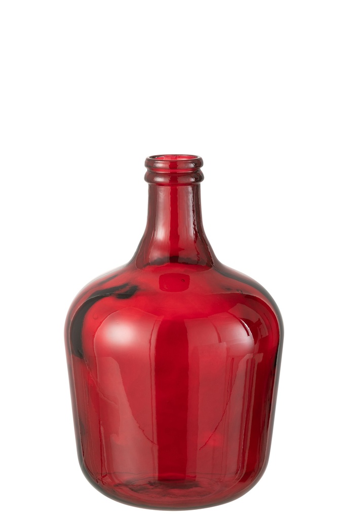Vase Carafe Verre Rouge Moyen
