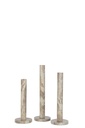 Lot de 3 bougeoirs en marbre