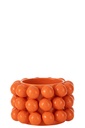 Pot de fleurs Oranges Céramique Orange Moyen