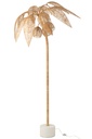 Lampadaire en canne de cocotier