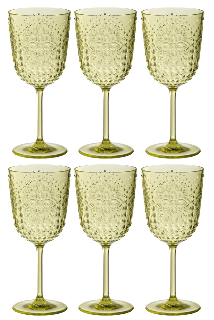 Coffret de 6 verres à vin