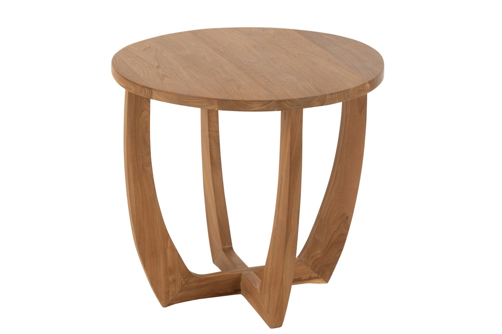 Table d'appoint Bruni en teck naturel