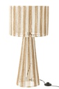Table Lamp Stripes Strings Metal/Paper