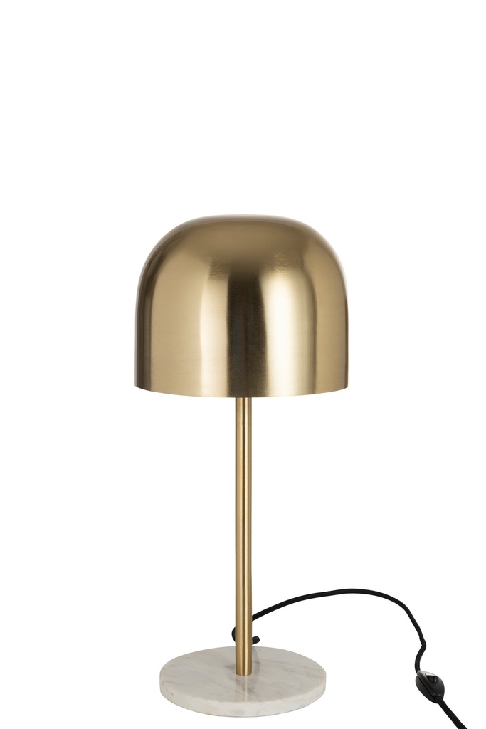 [96361] Table Lamp Queen Metal Marble