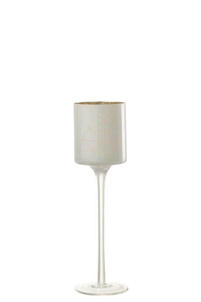 [35232] Tealight Holder On Foot Milano