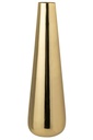 Vase de sol en aluminium or rose
