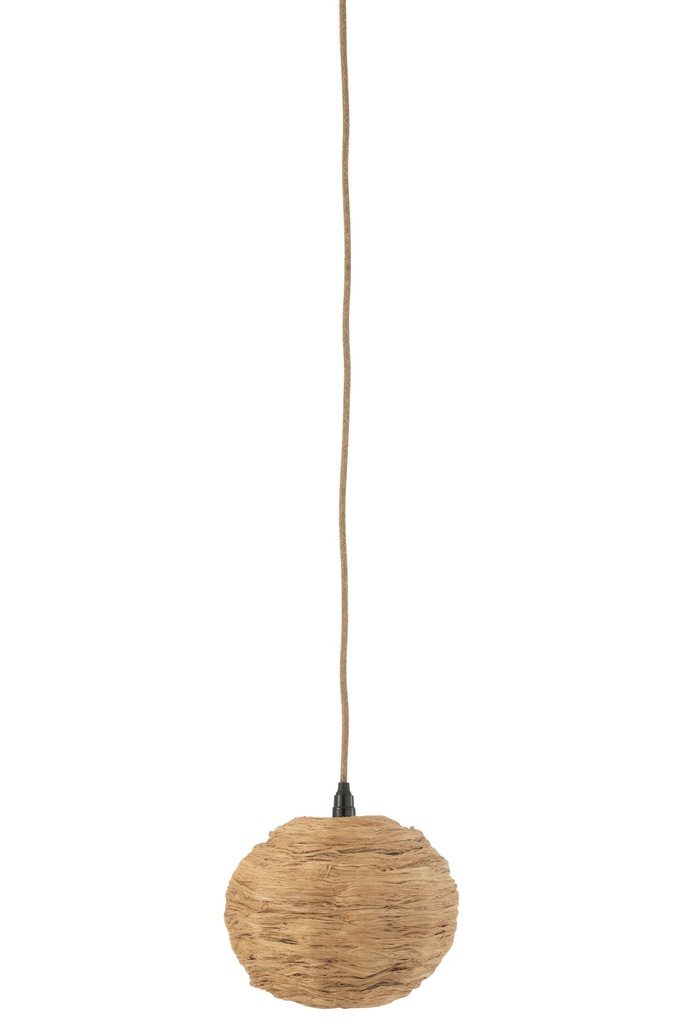 [37774] Hanging Lamp Ball Banana Leaf