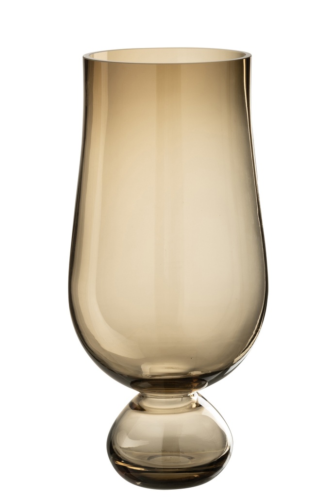 [58032] Vase Goblet High Glass Gray