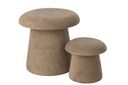 Set Of 2 Stool Mushroom MDF