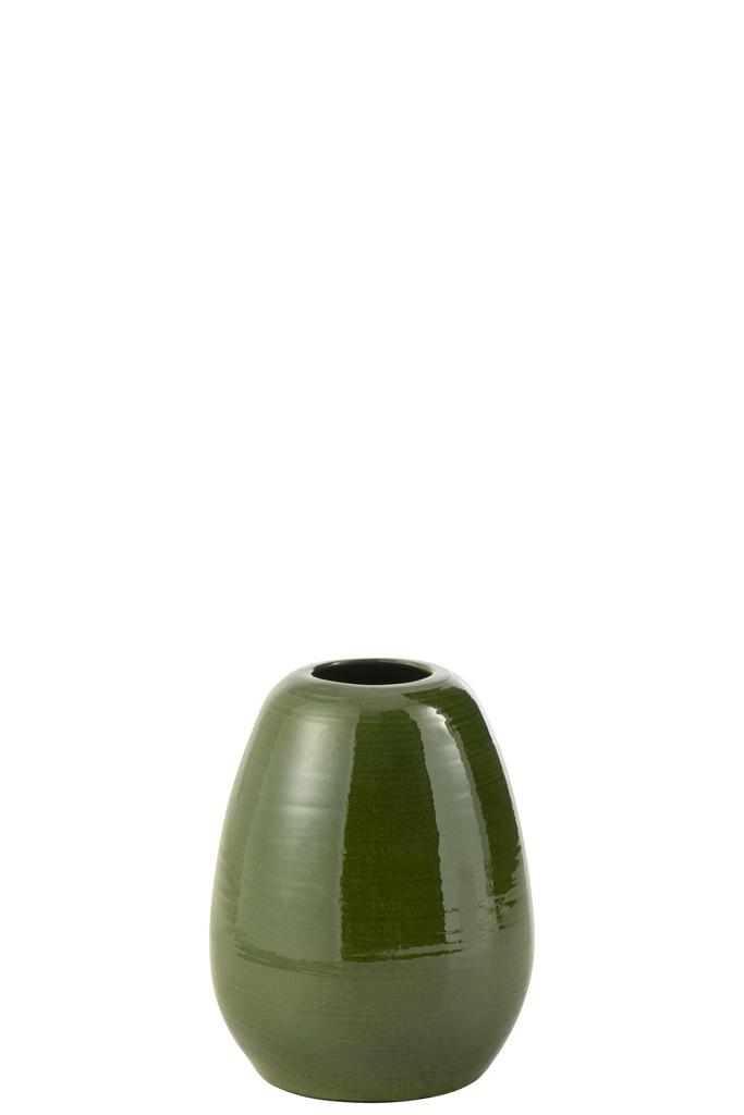 [48355] Vase Lola Porcelaine Vert Petit