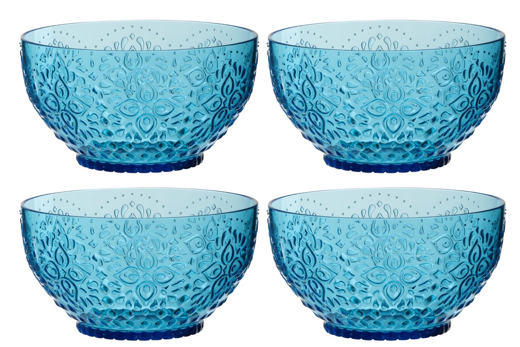 Box Of 4 Bowl Plastic
