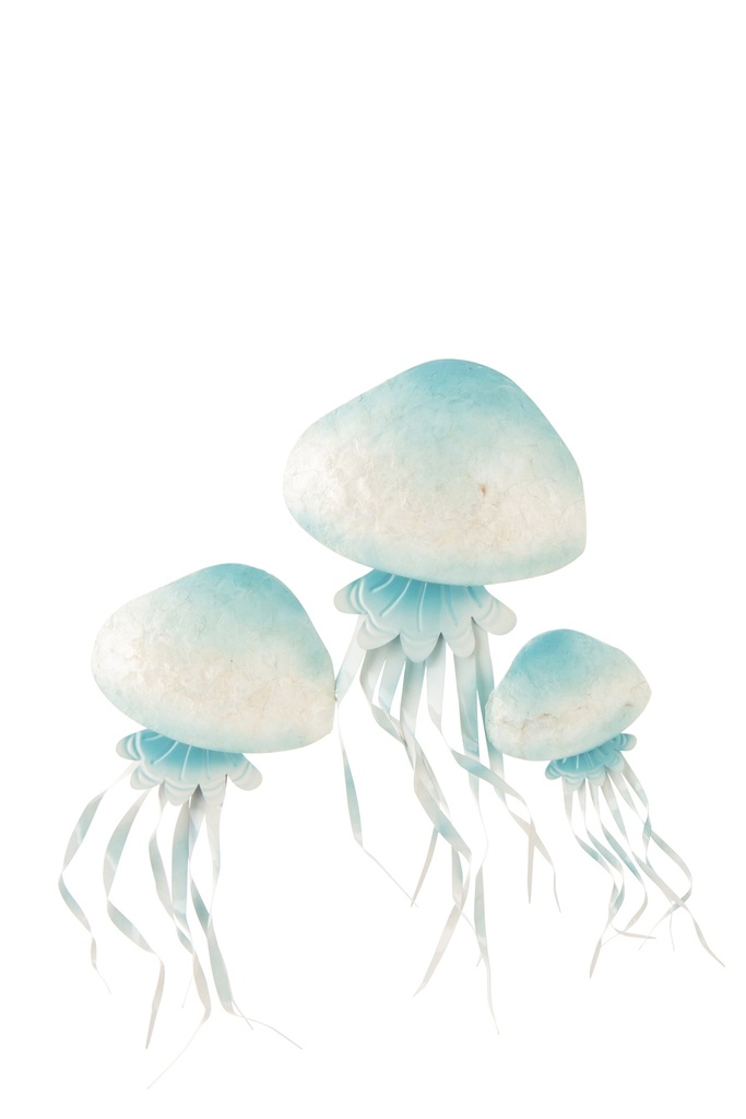 [60790] Wall Decoration Jellyfish Iron Light