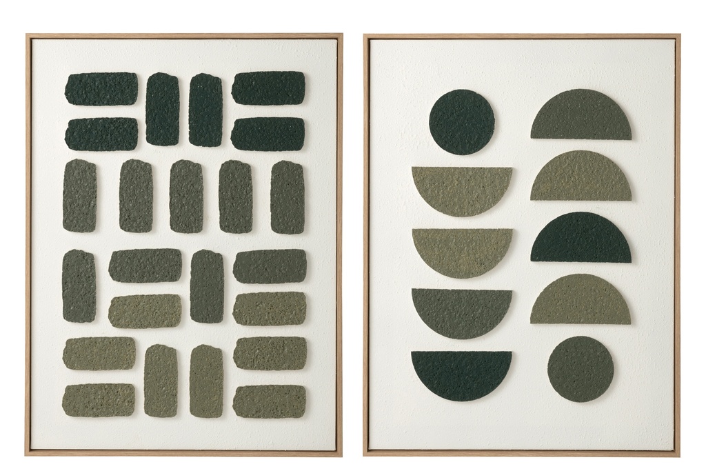 [62307] Wall Decoration 3D Objects Canvas