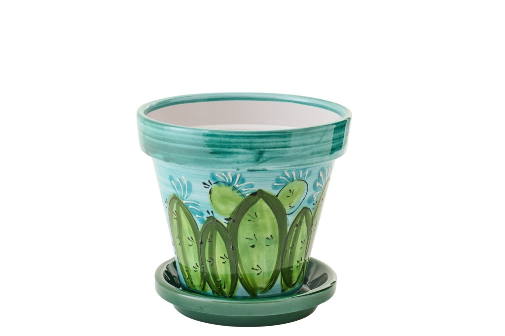 [62643] Flowerpot Ceramic Multi Medium